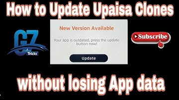 How to update Upaisa clone |GZ Tricks