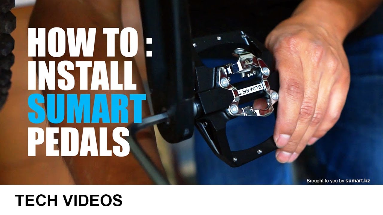 How To Install MTB Pedals? YouTube