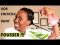 LEAVE-IN POUR LA POUSSE⎜A BASE D'ALOE VERA !