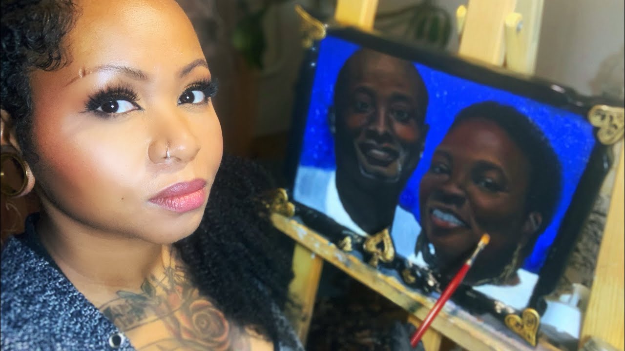 How I Paint Brown Skin Tones From Start To Finish• Oil Painting & Epoxy