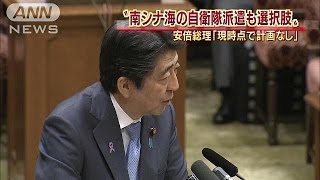南シナ海自衛隊派遣も選択肢　「現時点で計画なし」(15/11/11)