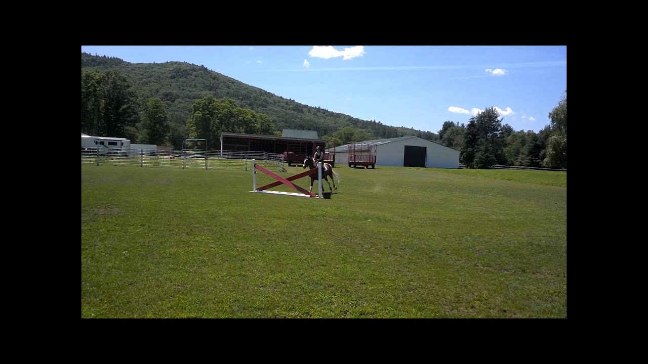 Jumping lesson at DDHF - YouTube