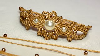 БРАСЛЕТ МАКРАМЕ. MACRAME BRACELET.