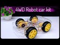 4WD acrylic Robot car assembling guide