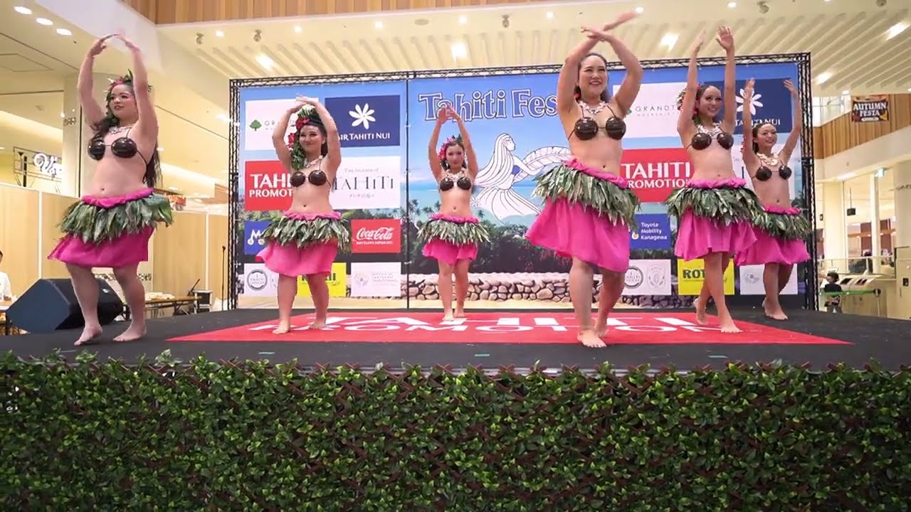 タヒチヌイ　武蔵小杉タヒチフェスタ　2024年 9月　タヒチアンダンスショー　Tahiti nui　Tahiti Festa 2024  Musashi Kosugi　グランツリー武蔵小杉　川崎市