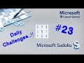 Daily Challenges Microsoft Sudoku Gameplay 23 Classic Daily Challenges Microsoft Sudoku Gameplay 23 Classic