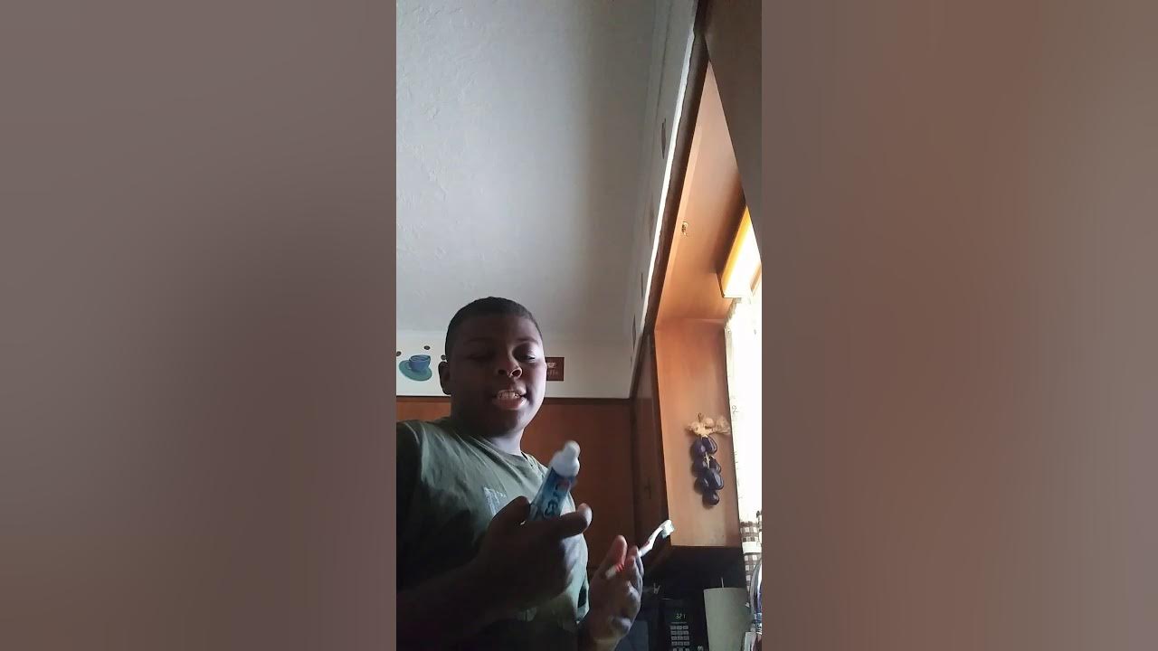 Attempting the orange juice toothpaste challenge YouTube