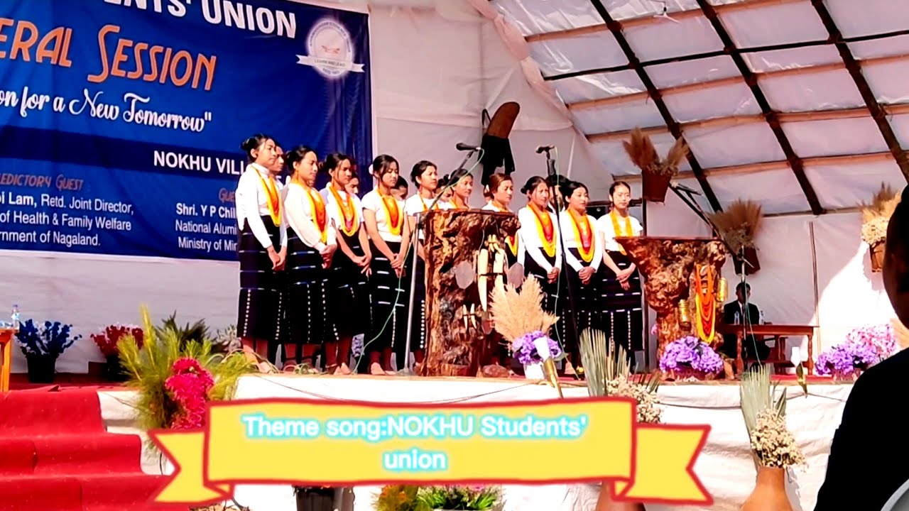 60th Khiamniungan Studentsunion KSU Theme Song  Nokhu students union the host village