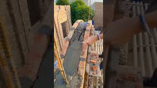 house wall construction process #construction #wall #popular #viralshorts #shorts
