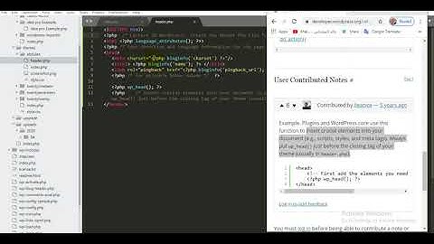 Lecture 38 WordPress  Create the Header Php File
