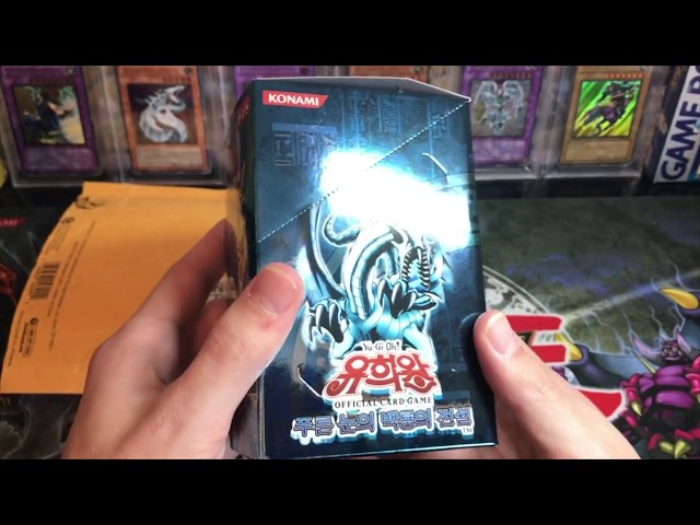 korean lob booster box Yugioh card "Legend of Blue Eyes White Dragon" LOB-K Booster Box / Korean Ver