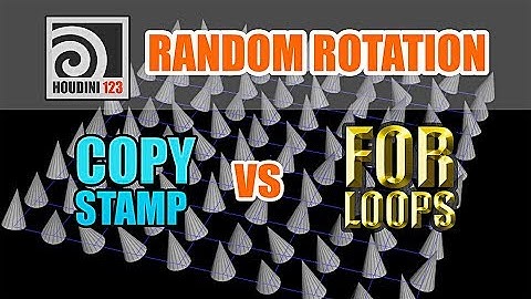 Copy Stamp vs For Loops (and random rotation)