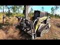 Bush Hog COULDN'T HANDLE This Stump Field! BIG MUNCHIE Said Let Me EAT!