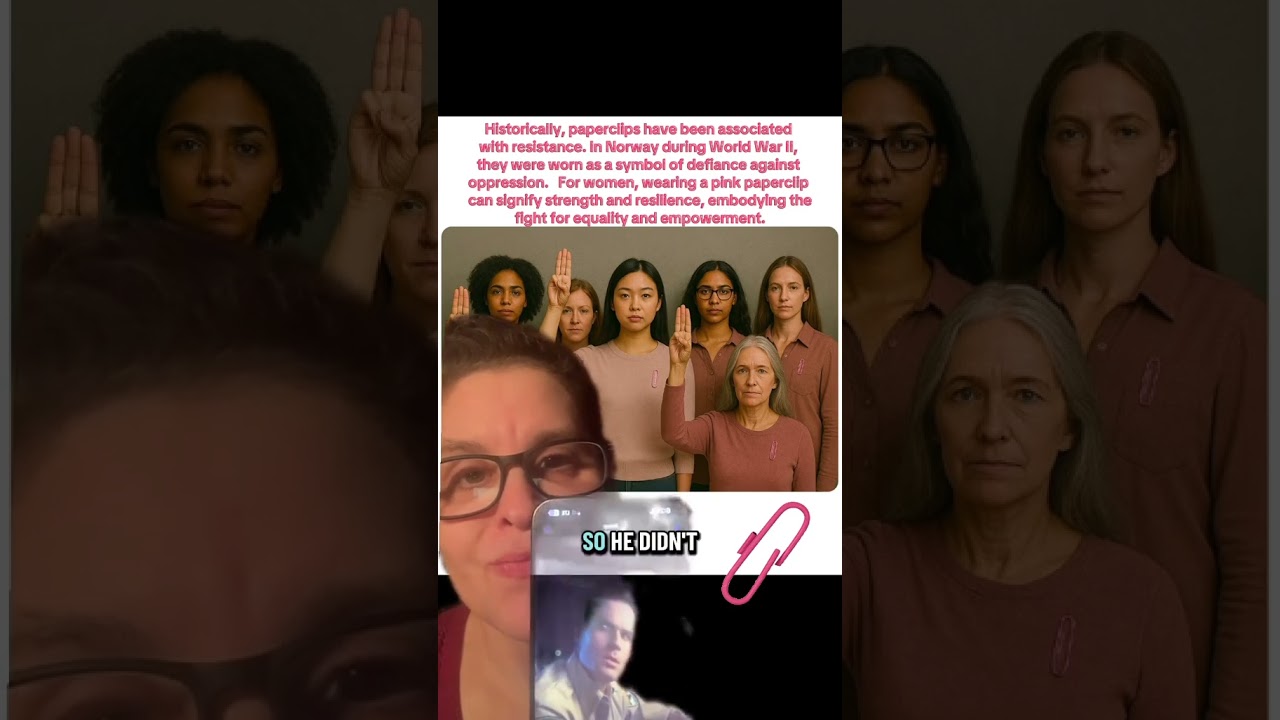 Make E Jean Carroll proud! Wear pink paper clips. 