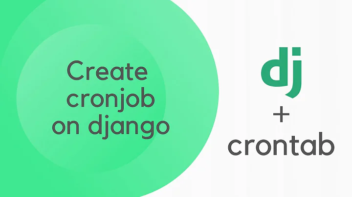 How to create cronjobs to django | Django with crontab | crontab and python-linux mac windows | 100%
