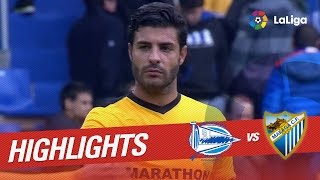Resumen de Deportivo Alavés vs Málaga CF (1-1)