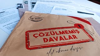 Çözülmemiş Davalar Oyunu  | Evde Oynanabilecek Oyunlar