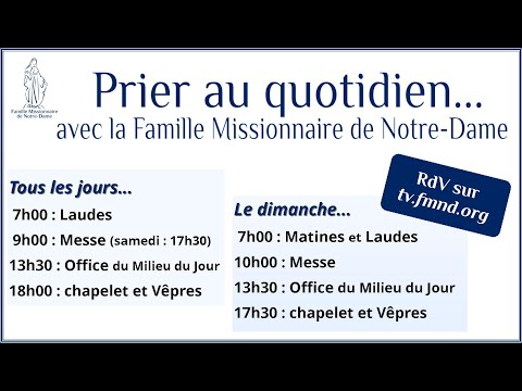 le-chapelet-et-les-vepres-du-dimanche-22-mars-2020