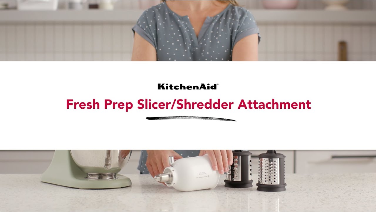 KitchenAid Fresh Prep Slicer/Shredder Attachment Demonstration