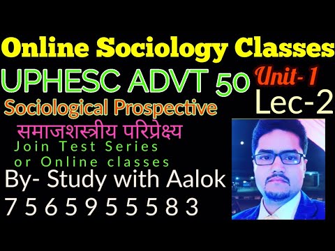 UPHESC Lecture 2 Unit 1Sociological Perspective