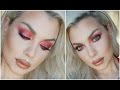 Metallic Red Shadow - Full Coverage Foundation Tutorial - YAY!