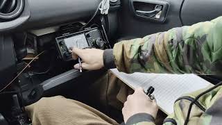 QRP CQ POTA at Oakley Corners State Forest with the IC 705