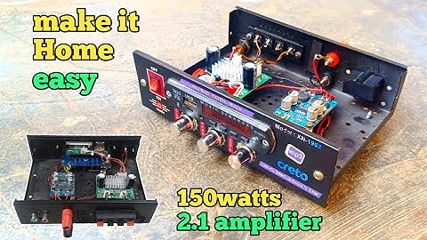  2.1 amplifier making it home Class d 2.1 amplifier machine 