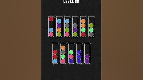 Ball Sort Puzzle Walkthrough Gameplay - Level 88