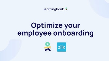 How to Optimize your Employee Onboarding - Webinar by Ziik X Learningbank