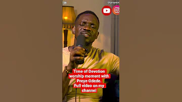 In Your presence || #TOD #gospel #preyeodede #devotional #reels #singer #usa #band #jesus #ghana