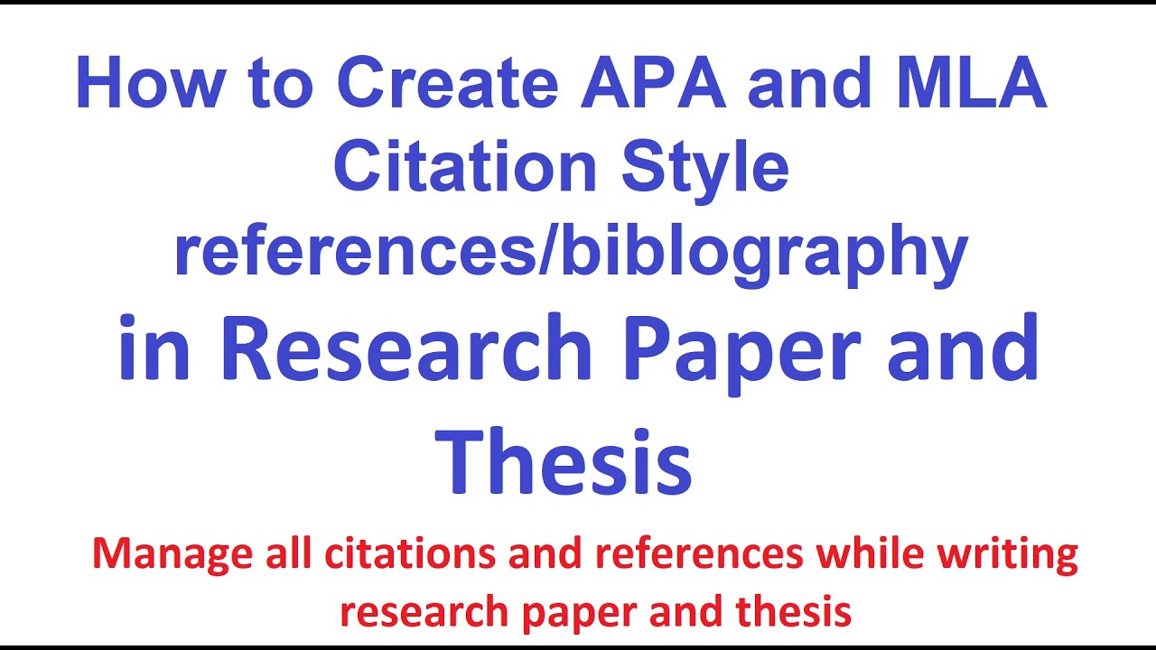 APA and MLA reference citation style generator Web of