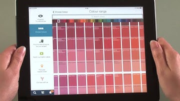 How to choose colours with the Dulux Visualizer app