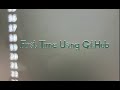 First Time Using GitHub