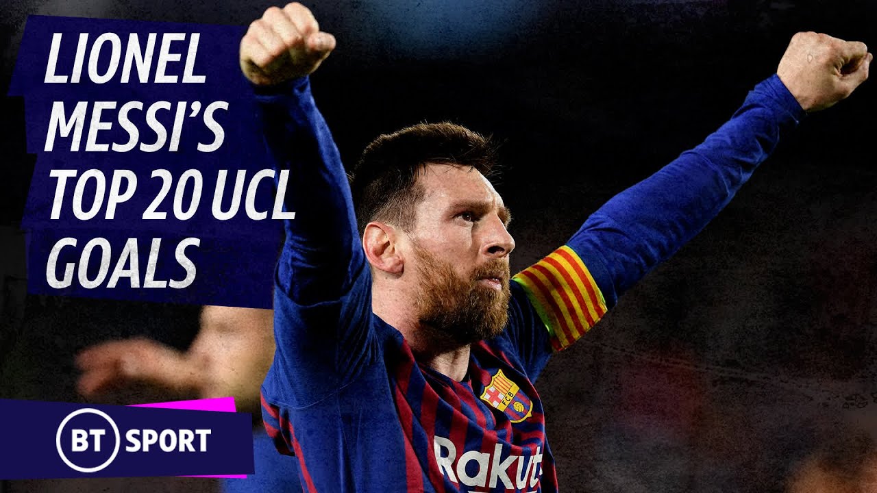 Lionel Messi's Top 20 Champions League goals