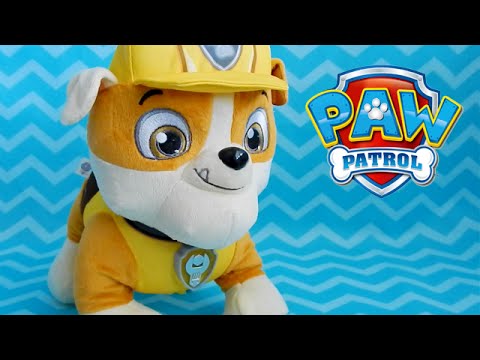 stuffed rubble paw patrol