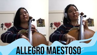 Allegro Maestoso (water music) - Handel (cello version)