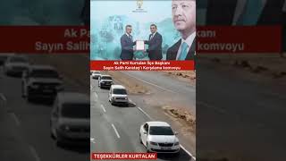 Akparti kurtalan ilçe başkanımız Sn salih karataş karşılama konvoyu  TEŞEKKÜRLER KURTALAN