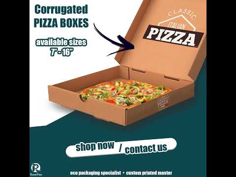 Custom Pizza Boxes - The Custom Packaging UK