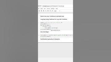 🔥 Python One-Liner: Simplify Loops with List Comprehension! 🚀 #Python #Coding #Shorts