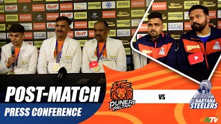 PKL 10 Final Puneri Paltan vs Haryana Steelers Press Conference ft-Jaideep & Aslam Inamdar