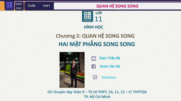 Bài tập chứng minh hai mặt phẳng song song năm 2024