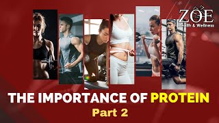 The Importance of Protein Part 2 l ZOE Health and Wellness