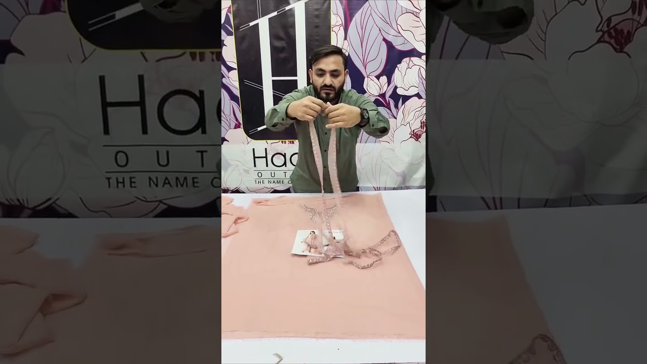 BAROQUE NEW PEACH CHIFFON PARTY WEAR