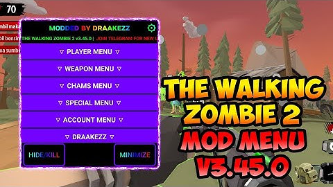 THE WALKING ZOMBIE 2 MOD MENU v3.45.0 NEW VERSION || ANTI BANNED