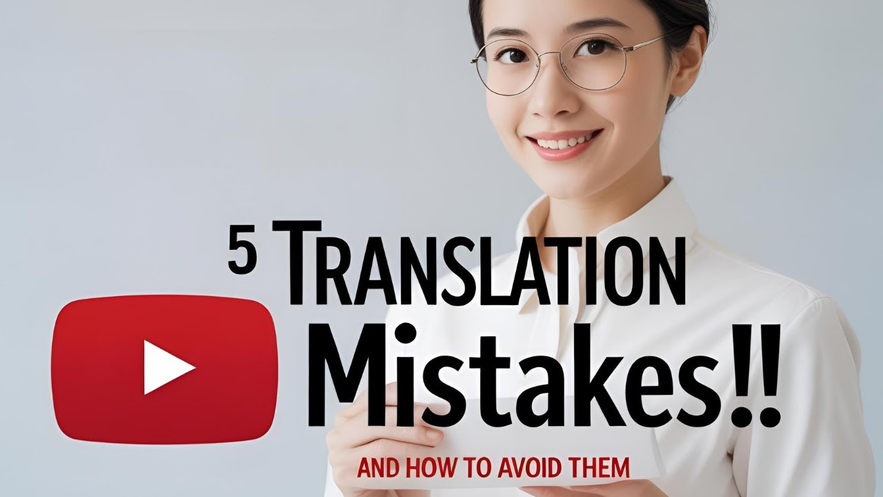 5 Common Translation Mistakes and How to Avoid Them - YouTube