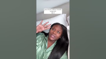 6 days post transfer! #ivf #shorts