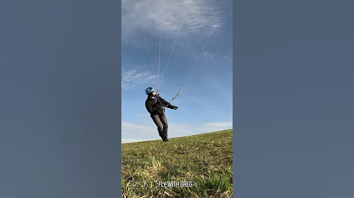 Make your paraglider OBEY YOU when ground handling #shorts