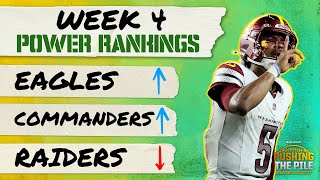 Week 4 Power Rankings: Commanders, Steelers and Eagles rocket up, Raiders plummet w/Pete Prisco