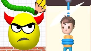 Draw To Smash Vs Rescue Cut - Rope Puzzle Satisfying ASMR Gameplay (Android,ios) (New Update)