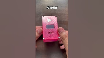 Watch us 3D print a device that tracks our YouTube subscribers in real-time! 📈🔔 #DIY #3DPrinting